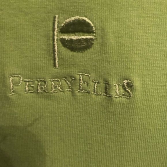 Perry Ellis‎ Portfolio T-Shirt (pajama) - Celery Green NWOT - Picture 4 of 6